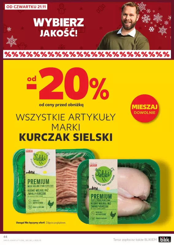 Kaufland - gazetka promocyjna Oferta Kaufland od czwartku 21.11 do środy 27.11 - strona 44