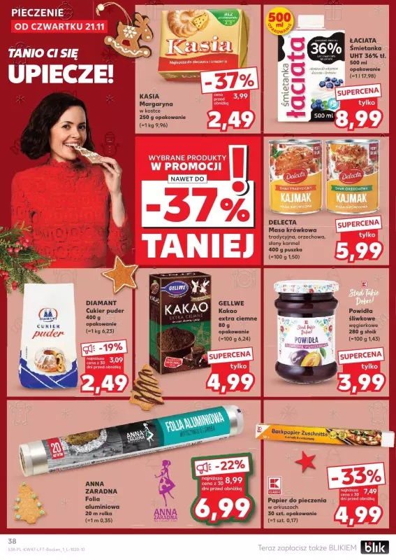 Kaufland - gazetka promocyjna Oferta Kaufland od czwartku 21.11 do środy 27.11 - strona 38