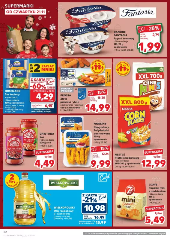 Kaufland - gazetka promocyjna Oferta Kaufland od czwartku 21.11 do środy 27.11 - strona 22