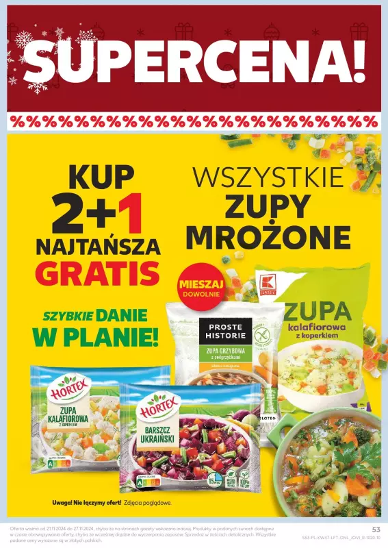 Kaufland - gazetka promocyjna Oferta Kaufland od czwartku 21.11 do środy 27.11 - strona 53