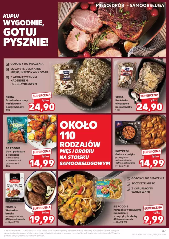 Kaufland - gazetka promocyjna Oferta Kaufland od czwartku 21.11 do środy 27.11 - strona 47