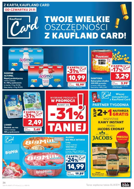 Kaufland - gazetka promocyjna Oferta Kaufland od czwartku 21.11 do środy 27.11 - strona 26