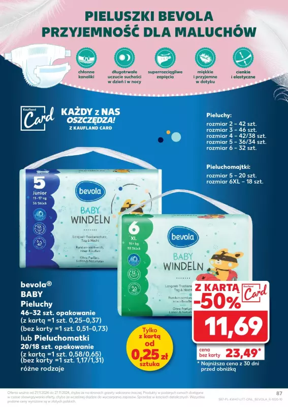 Kaufland - gazetka promocyjna Oferta Kaufland od czwartku 21.11 do środy 27.11 - strona 87