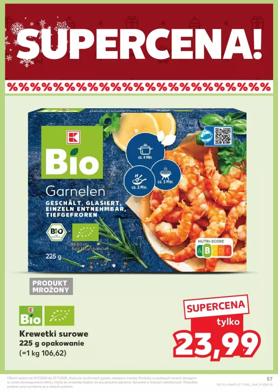 Kaufland - gazetka promocyjna Oferta Kaufland od czwartku 21.11 do środy 27.11 - strona 57