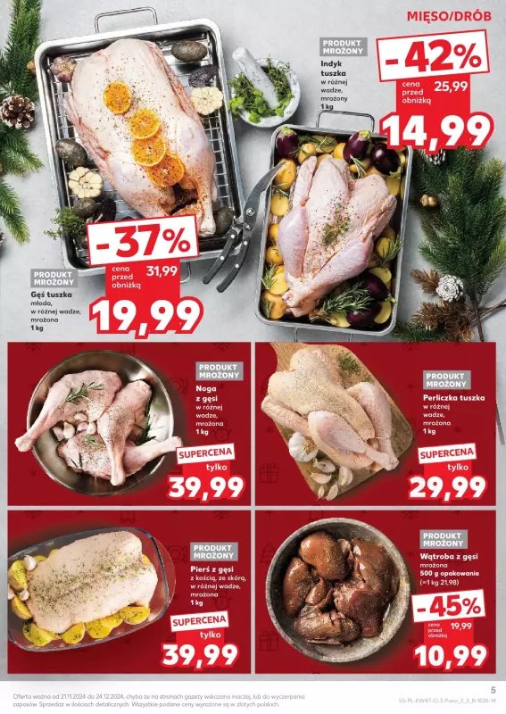 Kaufland - gazetka promocyjna Oferta Kaufland - Smak Świąt od czwartku 21.11 do wtorku 24.12 - strona 5