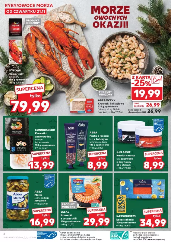 Kaufland - gazetka promocyjna Oferta Kaufland - Smak Świąt od czwartku 21.11 do wtorku 24.12 - strona 6