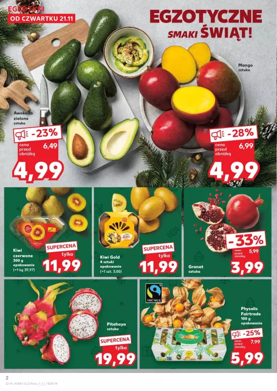 Kaufland - gazetka promocyjna Oferta Kaufland - Smak Świąt od czwartku 21.11 do wtorku 24.12 - strona 2