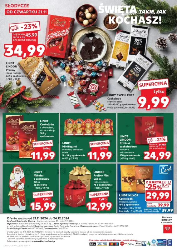 Kaufland - gazetka promocyjna Oferta Kaufland - Smak Świąt od czwartku 21.11 do wtorku 24.12 - strona 20