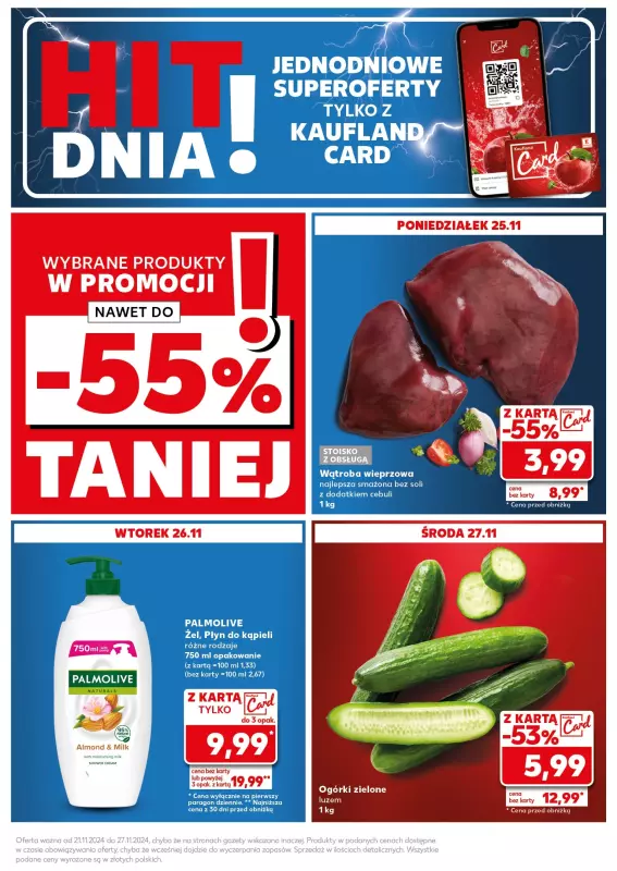 Kaufland - gazetka promocyjna Mocny Start od poniedziałku 25.11 do środy 27.11 - strona 13