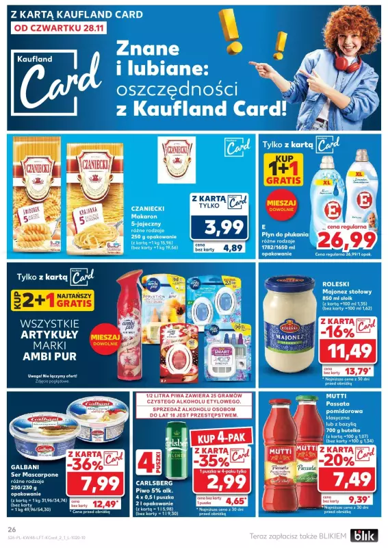 Kaufland - gazetka promocyjna Oferta Kaufland  do środy 04.12 - strona 26