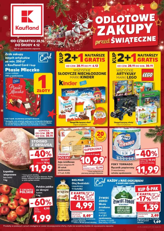 Kaufland - gazetka promocyjna Oferta Kaufland  do środy 04.12