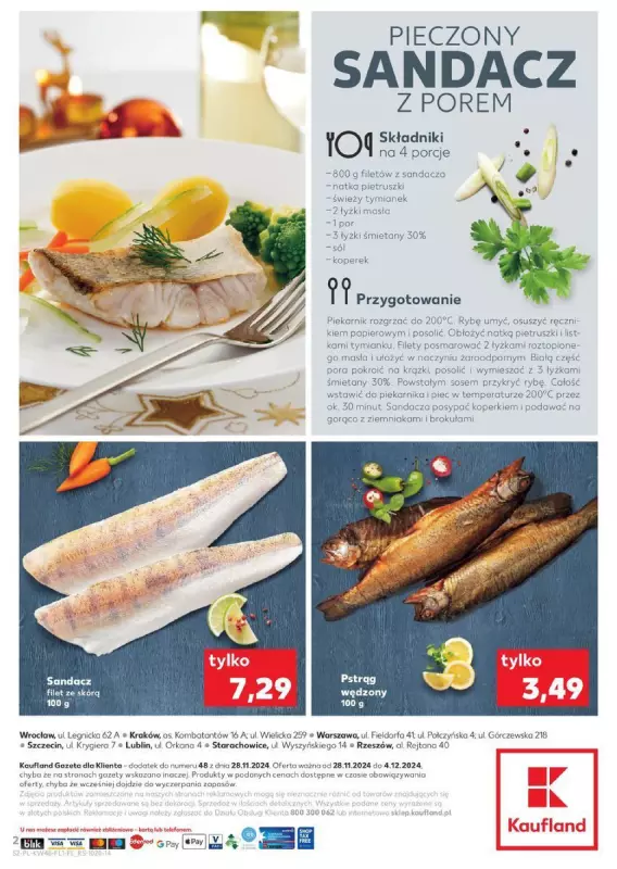 Kaufland - gazetka promocyjna CZAS NA RYBY od czwartku 28.11 do środy 04.12 - strona 2