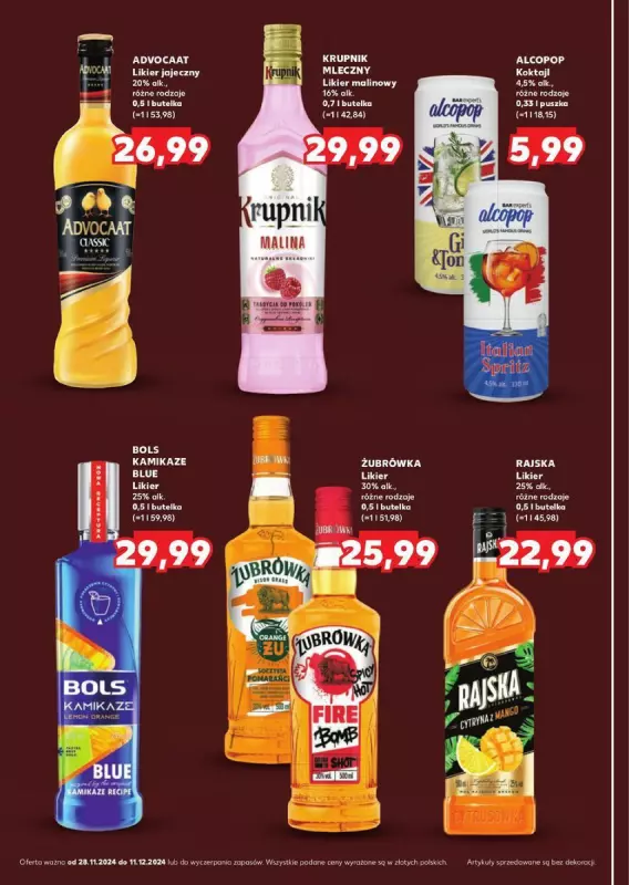 Kaufland - gazetka promocyjna Barek Kauflandu  do środy 11.12 - strona 9