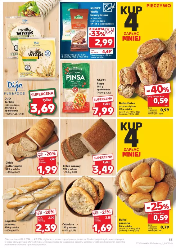 Kaufland - gazetka promocyjna Oferta Kaufland od czwartku 28.11 do środy 04.12 - strona 53