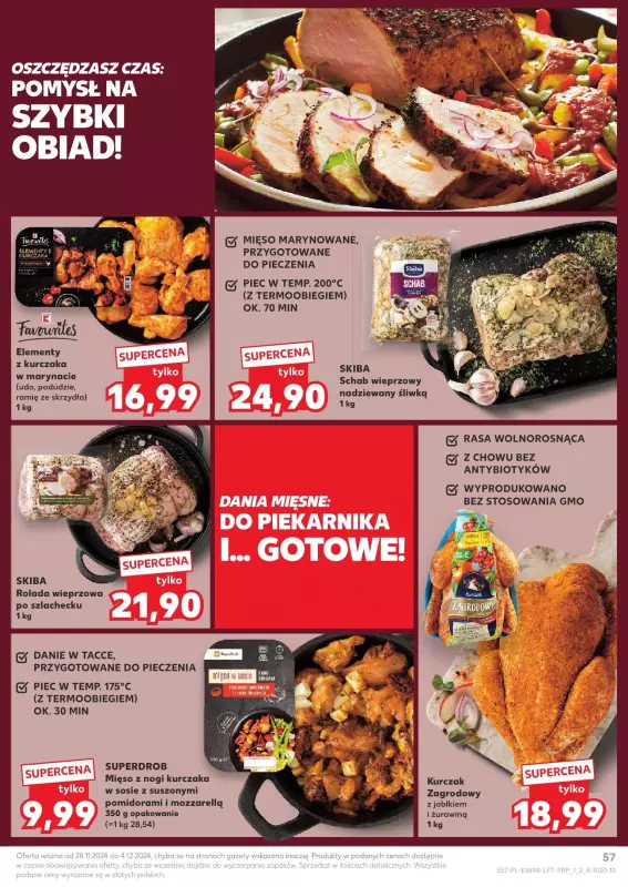 Kaufland - gazetka promocyjna Oferta Kaufland od czwartku 28.11 do środy 04.12 - strona 57