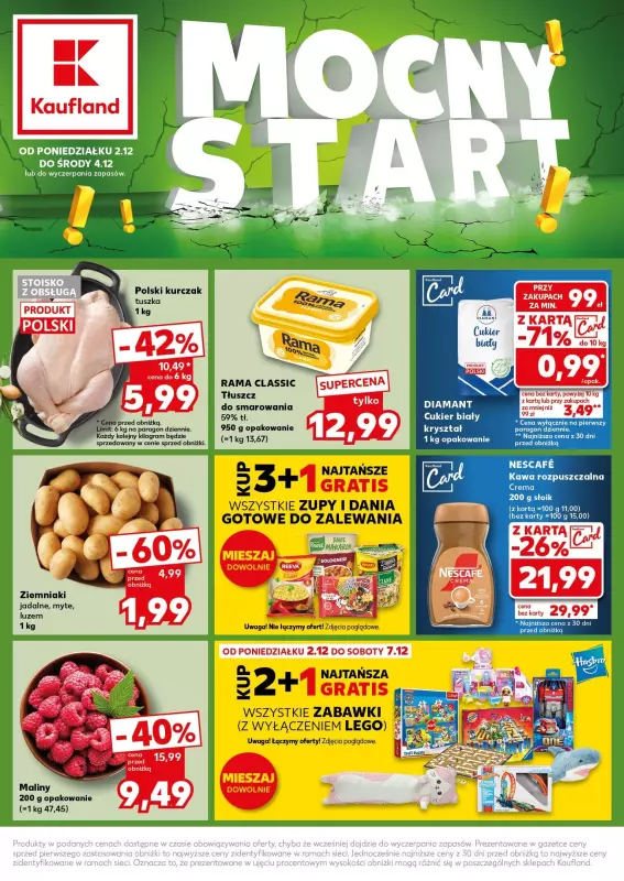 Kaufland - gazetka promocyjna Mocny Start od poniedziałku 02.12 do środy 04.12