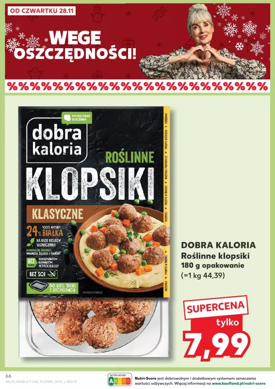 Kaufland - gazetka promocyjna Oferta Kaufland od czwartku 28.11 do środy 04.12 - strona 66