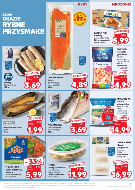 Kaufland - gazetka promocyjna Oferta Kaufland od czwartku 28.11 do środy 04.12 - strona 61