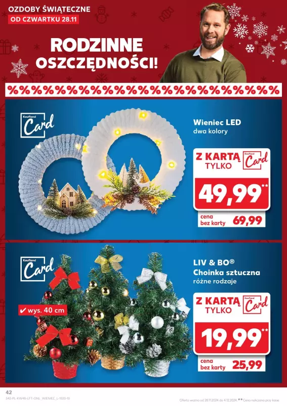 Kaufland - gazetka promocyjna Oferta Kaufland od czwartku 28.11 do środy 04.12 - strona 42