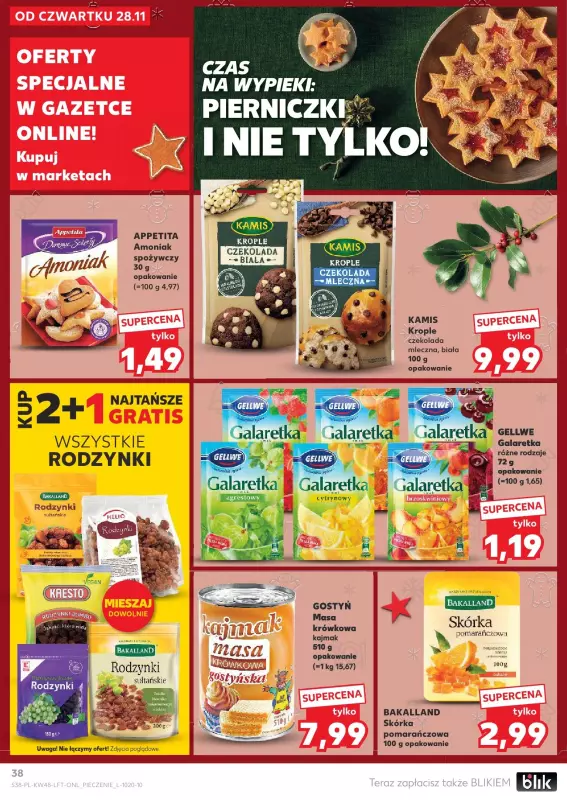 Kaufland - gazetka promocyjna Oferta Kaufland od czwartku 28.11 do środy 04.12 - strona 38