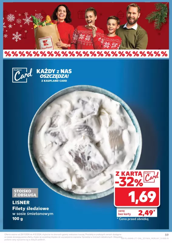 Kaufland - gazetka promocyjna Oferta Kaufland od czwartku 28.11 do środy 04.12 - strona 59