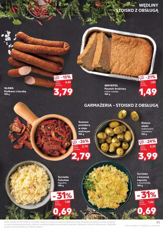 Kaufland - gazetka promocyjna Oferta Kaufland od czwartku 28.11 do środy 04.12 - strona 23