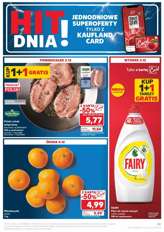 Kaufland - gazetka promocyjna Oferta Kaufland od czwartku 28.11 do środy 04.12 - strona 29