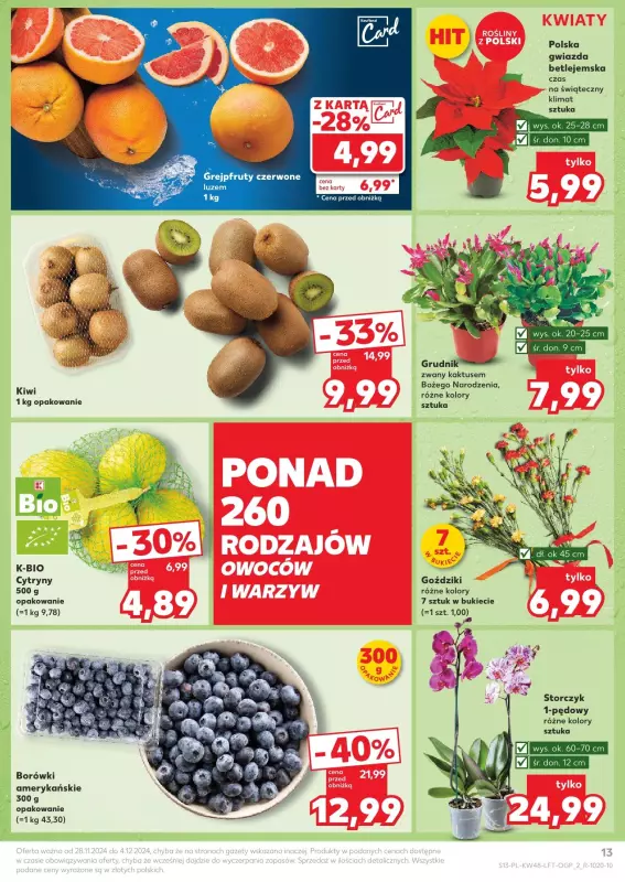 Kaufland - gazetka promocyjna Oferta Kaufland od czwartku 28.11 do środy 04.12 - strona 13