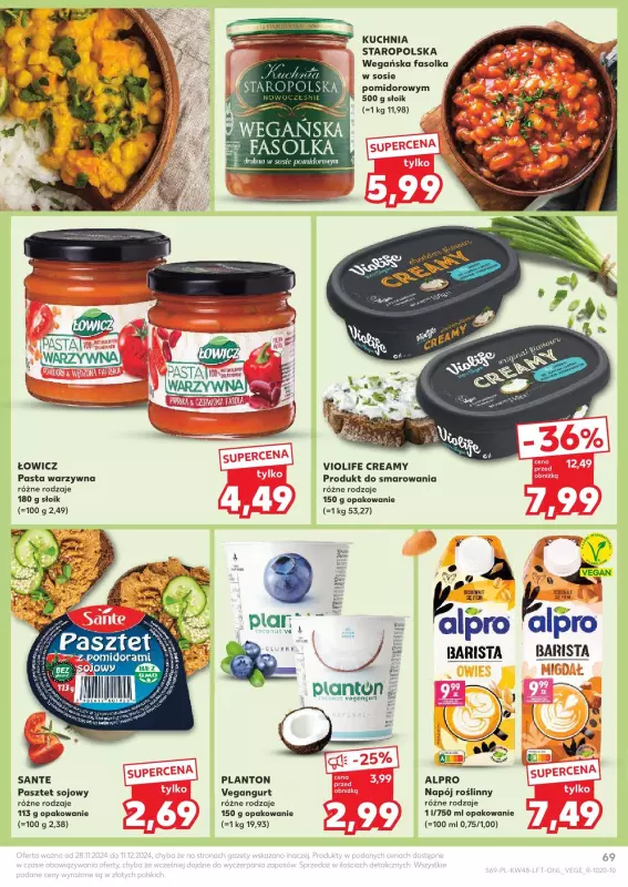 Kaufland - gazetka promocyjna Oferta Kaufland od czwartku 28.11 do środy 04.12 - strona 69