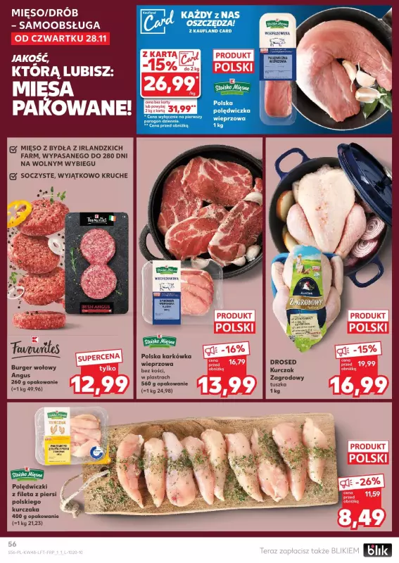 Kaufland - gazetka promocyjna Oferta Kaufland od czwartku 28.11 do środy 04.12 - strona 56