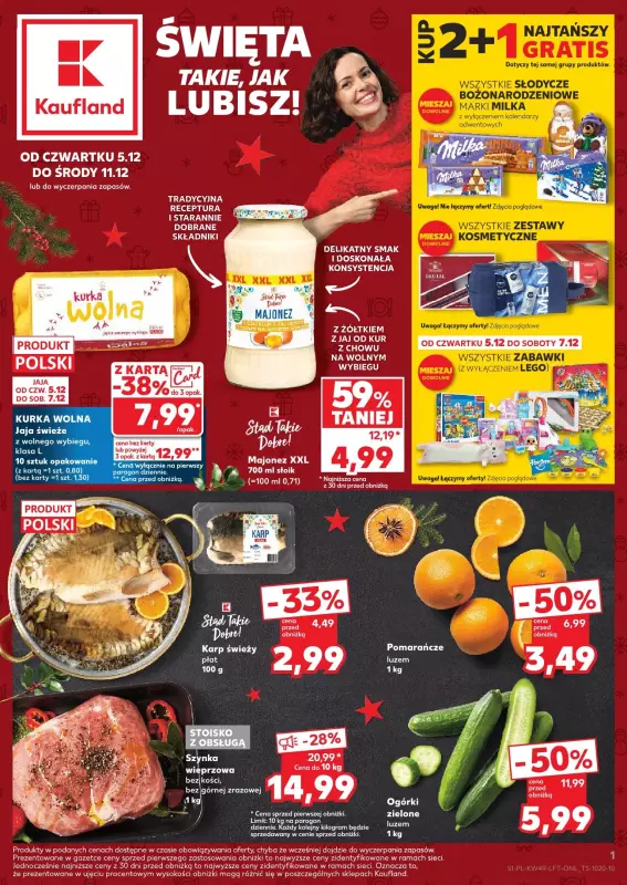 Kaufland - gazetka promocyjna Oferta Kaufland  do środy 11.12