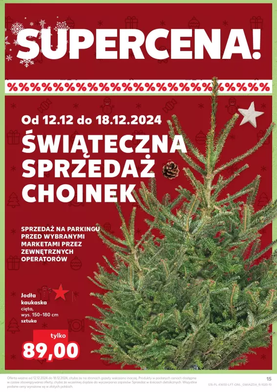 Kaufland - gazetka promocyjna Oferta Kaufland  do środy 18.12 - strona 15