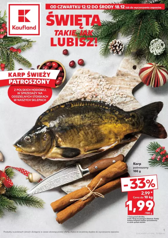 Kaufland - gazetka promocyjna Oferta Kaufland  do środy 18.12