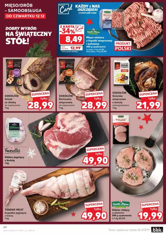 Kaufland - gazetka promocyjna Oferta Kaufland od czwartku 12.12 do środy 18.12 - strona 60