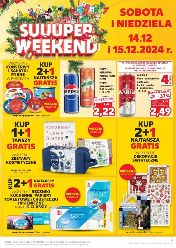 Kaufland - gazetka promocyjna Oferta Kaufland od czwartku 12.12 do środy 18.12 - strona 9