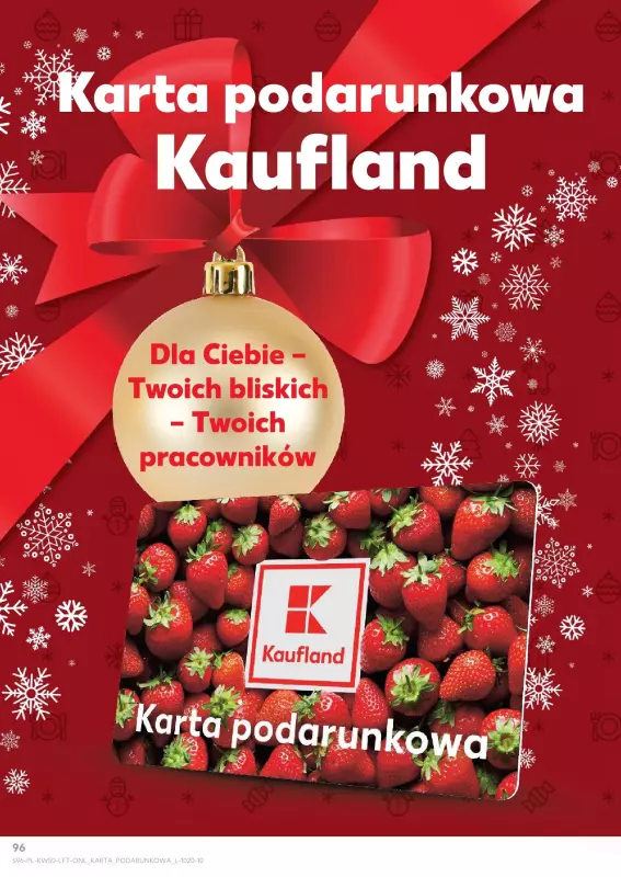 Kaufland - gazetka promocyjna Oferta Kaufland od czwartku 12.12 do środy 18.12 - strona 96