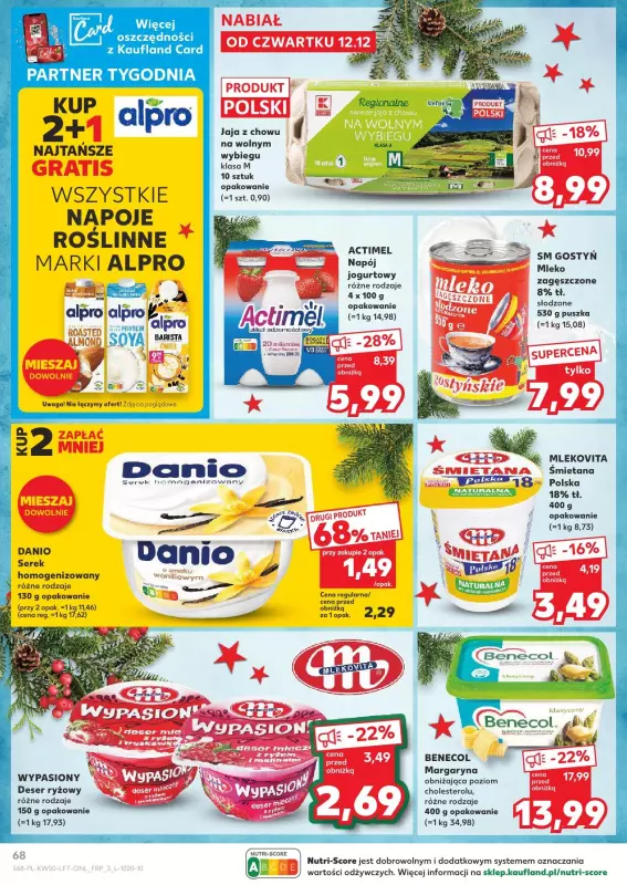 Kaufland - gazetka promocyjna Oferta Kaufland od czwartku 12.12 do środy 18.12 - strona 68