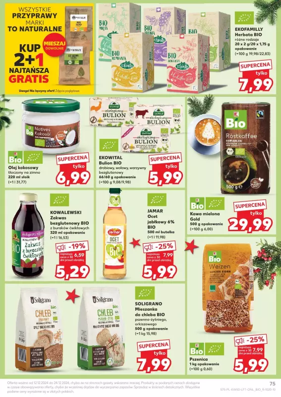 Kaufland - gazetka promocyjna Oferta Kaufland od czwartku 12.12 do środy 18.12 - strona 75