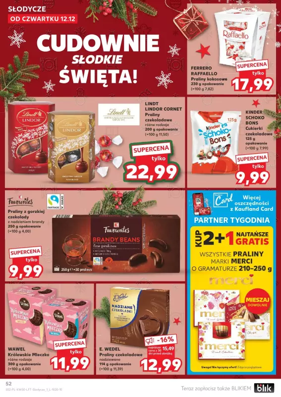 Kaufland - gazetka promocyjna Oferta Kaufland od czwartku 12.12 do środy 18.12 - strona 52