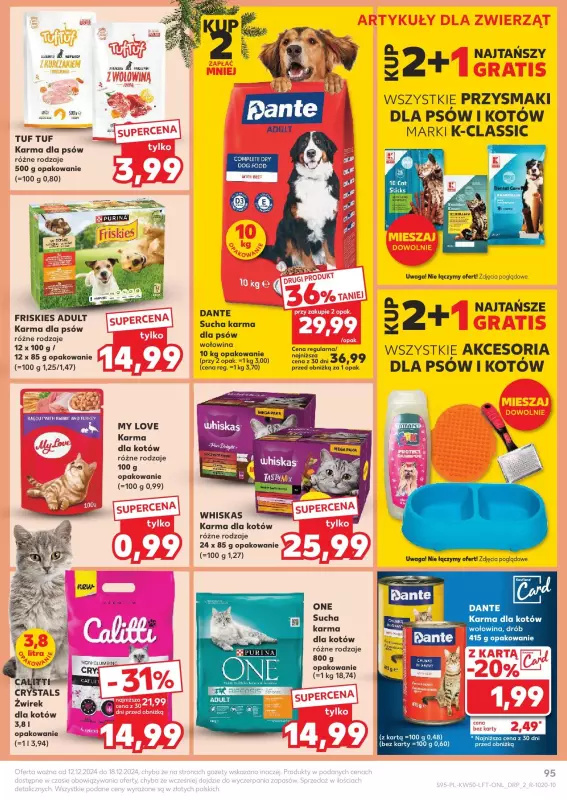 Kaufland - gazetka promocyjna Oferta Kaufland od czwartku 12.12 do środy 18.12 - strona 95