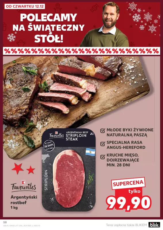 Kaufland - gazetka promocyjna Oferta Kaufland od czwartku 12.12 do środy 18.12 - strona 58