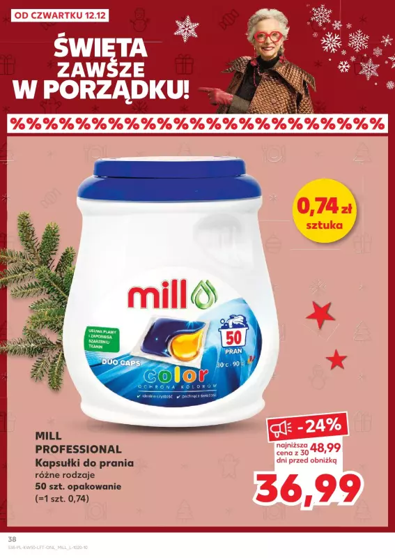 Kaufland - gazetka promocyjna Oferta Kaufland od czwartku 12.12 do środy 18.12 - strona 38