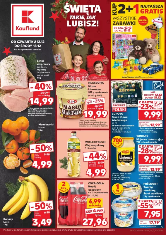 Kaufland - gazetka promocyjna Oferta Kaufland od czwartku 12.12 do środy 18.12 - strona 5