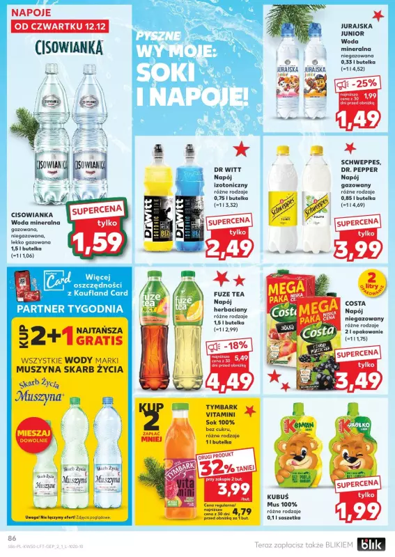 Kaufland - gazetka promocyjna Oferta Kaufland od czwartku 12.12 do środy 18.12 - strona 86