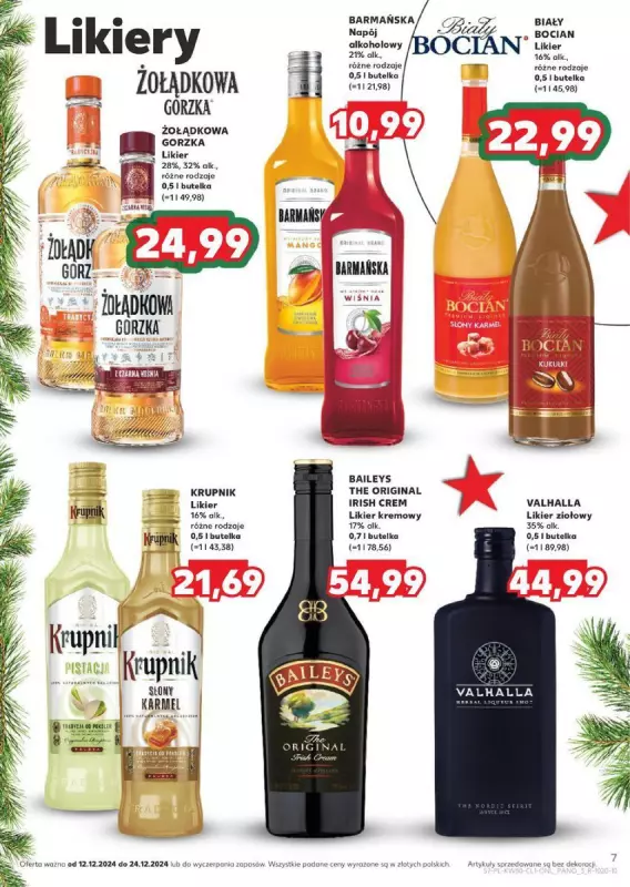 Kaufland - gazetka promocyjna Barek Kauflandu  do wtorku 24.12 - strona 7