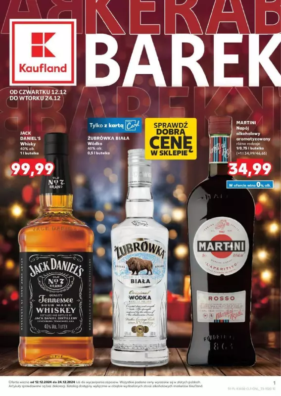 Kaufland - gazetka promocyjna Barek Kauflandu  do wtorku 24.12