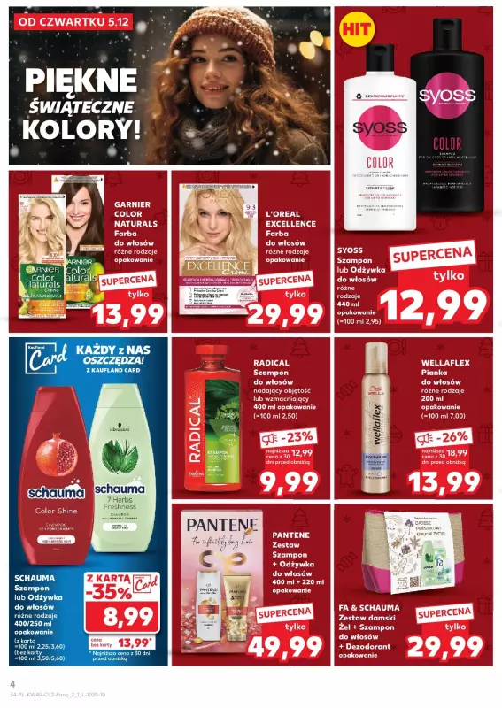 Kaufland - gazetka promocyjna Oferta Kaufland - Kosmetyki od środy 11.12 do środy 18.12 - strona 4