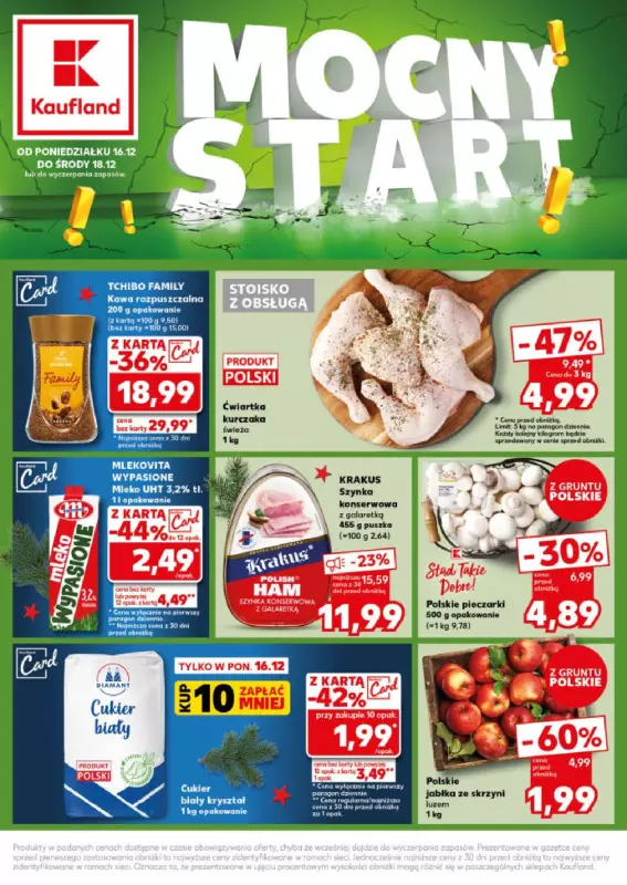 Kaufland - gazetka promocyjna Mocny Start od poniedziałku 16.12 do środy 18.12