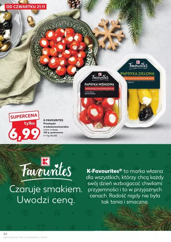 Kaufland - gazetka promocyjna Oferta Kaufland  do wtorku 24.12 - strona 54