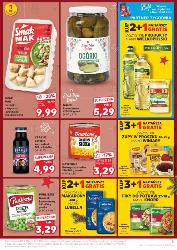 Kaufland - gazetka promocyjna Oferta Kaufland  do wtorku 24.12 - strona 5